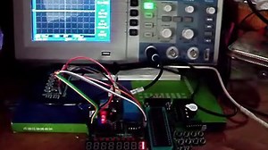 扫频仪AD9850扫频测试100-10000步进100Hz