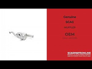 485336 MUFFLER - SCAG Genuine OEM Part