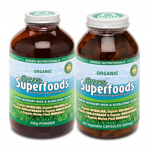 Organic Green Superfoods Australia - Green Nutritionals