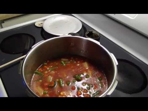 Home made vegetable beef soup