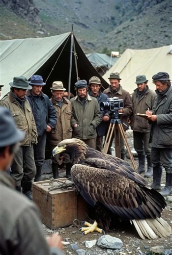 Hunters documenting the capture of a colossal eagle in a remote mountain camp | Beast hunter