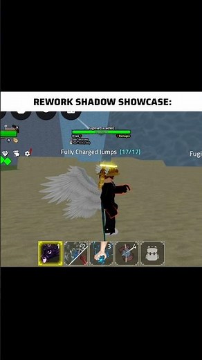 King legacy shadow rework showcase👥 #roblox #kinglegacy
