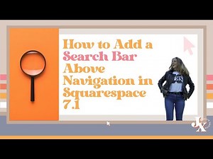 How to Add a Search Bar Above Navigation in Squarespace 7.1