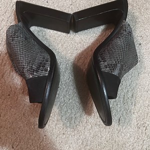 Rag & Bone Women’s Tristan Python Print Mule Heels Size 40