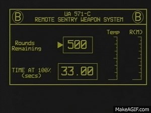 Aliens Sentry Gun Program on Make a GIF