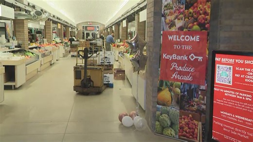 West Side Market in Cleveland opens new KeyBank Produce Arcade