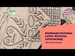 Handmade Christmas Letter: Victorian Letterlocking with Rosie Johnson 💌