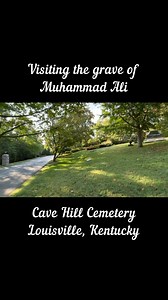 278K views · 4.9K reactions | Visiting the grave of boxing legend Muhammad Ali at Cave Hill Cemetery in Louisville, Kentucky. #muhammadali #cemetery #FamousGraves | Freyzel Productions | Facebook