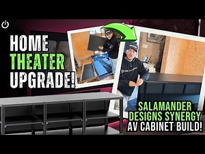 Simple & Clean AV Cabinet - Salamander Designs Synergy - Home Theater & Stereo Rack