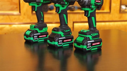 Tmaxtool Portable Lithium Battery Power Tool 3 Level Torque Regulate 1/2 Inch 550N.m Cordless Brushless Electric Impact Wrench