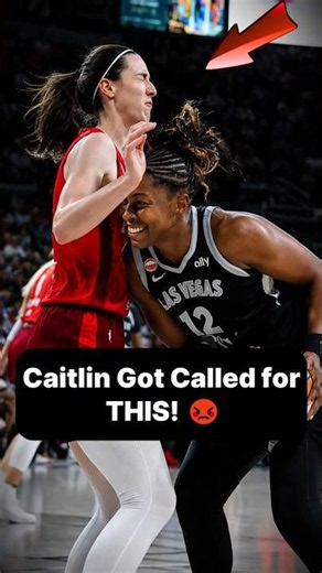 Caitlin Clark Penalized for Standing Her Ground! 😡🔥 #caitlinclark #basketball