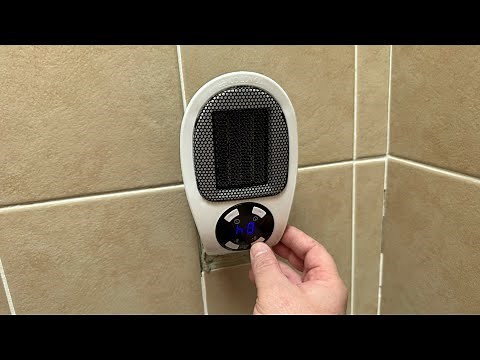 Small Wall Outlet Plug-in Portable Heater Review - 500 Watts Electric Space Heater