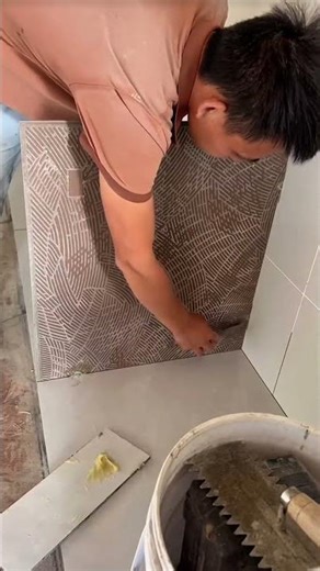 Preparation for ceramic tile installation on a smooth and even surface from the initial foundation