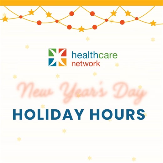 As we celebrate New Year's Day, Healthcare Network locations will have adjusted hours. Our offices will be closed on Thursday, January 1, 2026. With the exception of Infusion Care at Veterans Park, which will remain open and providing care seven days a week. All offices will return to normal hours on Friday, January 2. #NewYear #HolidayHours #HealthcareNetwork | Healthcare Network