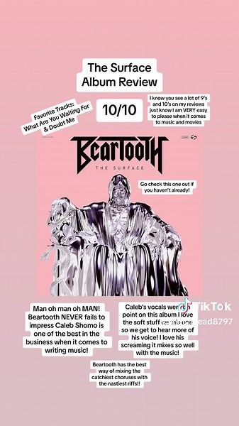 The Surface Album Review! Go give this one some love Beartooth is one of the best bands and I stand by that!! 😤😤 @beartoothband @Caleb Shomo #beartooth #beartoothband #thesurface #new #album #review #albumreview #music #favorites #2023 #foryou #foryoupage #fyp