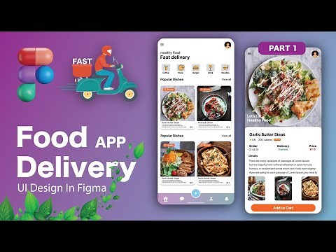 Mastering Food Delivery App Design in Figma | Creative UI/UX Tutorial