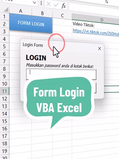 Create a Form Login with VBA in Excel
