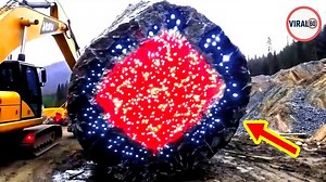 4.8K views · 47 reactions | Man Cuts Open a Rare Meteorite ; What Was Found Inside is Truly Mind Blowing! #Discovery #Mysterious #Secret #Top15 #Alien #UFO #Shock | Viral 60 | Facebook