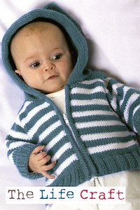 Simple Striped Hoodie | Knitting Patterns | Let's Knit Magazine