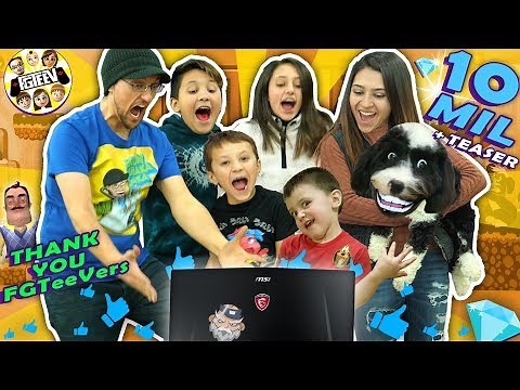 10 MILLION SUBSCRIBERS! FGTEEV DOG MOST EXCITED! Haha (THANK YOU ALL for 10 BILLION VIEWS too)