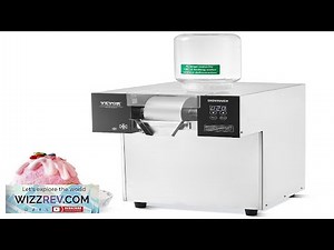 Commercial Snowflake Ice Machine 385LBS/24H Stainless Steel for Ice Cream Review