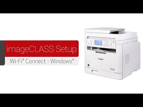 imageCLASS 6 Line Touch UI Easy Wireless Setup for Windows