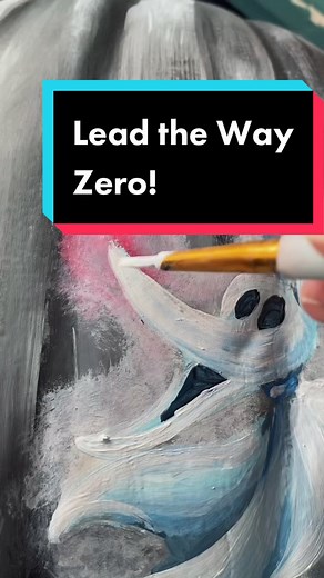Zero Pumpkin Painting - Halloween Disney Craft