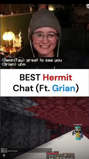 Grian's BEST Excuse! #hermitcraft11 #geminitay #grian #etho #zombiecleo #shorts