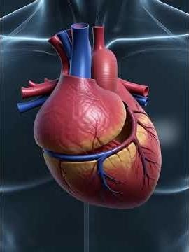 Full Heart Beat in Real Time #3Dmodel #anatomy #heartbeat