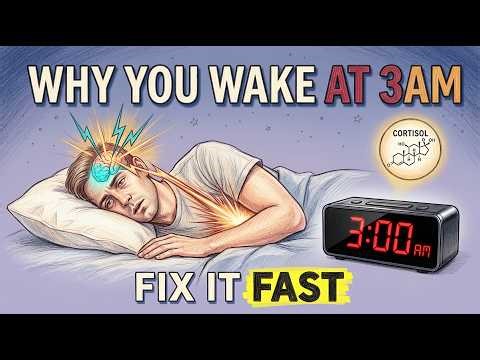This Hormone Wakes You Up at 3AM (DO THIS to Fall Back Asleep Quickly)