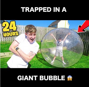 35K views · 574 reactions | I Trapped My Little Brother in a GIANT Bubble Ball for 24 HOURS!! | Adam B | Facebook