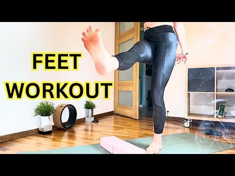 This yoga block routine fixes foot pain