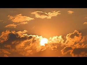 Золотое Солнце. Футажи Красивое Солнце. Золотые Облака и Красивое Солнце. Футажи для видеомонтажа