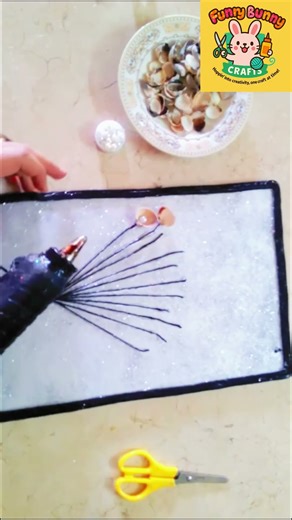 DIY Home Decor - How to Make a Flower Bouquet out of sea Shells for Wall Decoration + Tutorial !