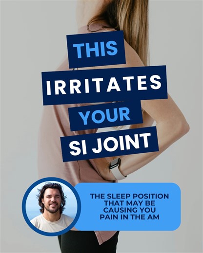 SLEEPING HACK FOR SI JOINT PAIN Side sleeping got your SI joint screaming by morning? 😬 Here’s a fix. Instead of curling fully to your side, try the three-quarter position. Roll back slightly so you’re lying on the flat part of your pelvis, and use multiple pillows between your knees. This reduces torque on the SI joint, keeps your pelvis neutral, and lets you sleep more comfortably all night. 🛌💤 No more waking up with irritatio, just a pain-free morning. #CoreBalanceTraining #SIJointRelief #