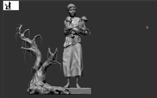 在zbrush中，如何在薄的物体上雕刻又不影响背面。