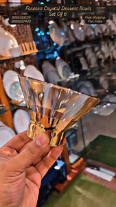 ✨ A masterpiece of elegance ✨ Presenting very exclusive Russian Crystal bowls/glasses – a multi-utility luxury that shines like no other. 🍸 Perfect as a dessert bowl or to serve your favorite cocktails, margaritas, martinis & more. 🥂 An imported set of six, this brilliant crystal article is all about class, versatility & timeless charm. 💎 Available now at an exclusive offer price with safe delivery guarantee only at Lords Creation. 🌟 A true must-have in your premium collection! #LordsCreatio