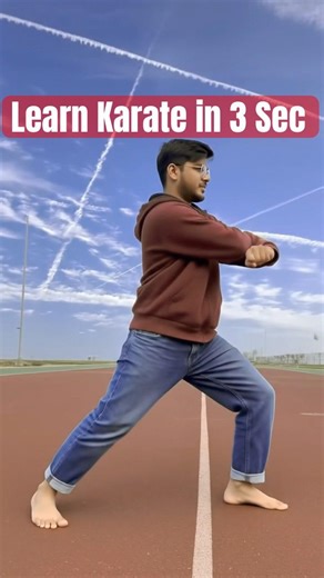 Learn karate in 3 sec using AI 🤣 #karate #ai #youtubeshorts #shorts #viral
