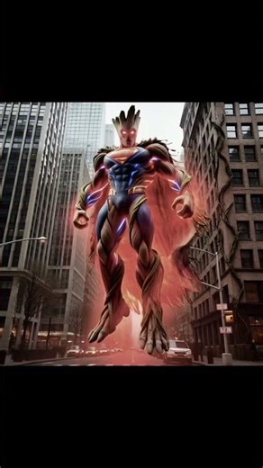 What If Superman Fused With Groot? 🌳🔥 The Ultimate Cosmic Hero!