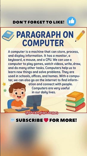 Paragraph on Computer | Paragraph on Computer 200 Words | Paragraph on Computer in English