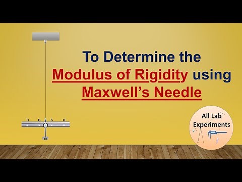 Maxwell Needle Experiment | Modulus of Rigidity | Practical File