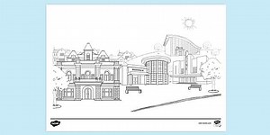 City Colouring Sheet
