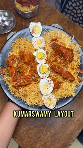 😍Friends Started WINGS BIRYANI✅Kumarswamy Layout✨#shorts #kannada #nonveg #biryani #women #chicken
