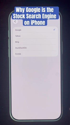 Why Google is still the default search on iPhone (it’s not by accident) #apple #google #tech