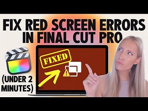 How to Fix ANY Red Screen Error in Final Cut Pro (Fast!)