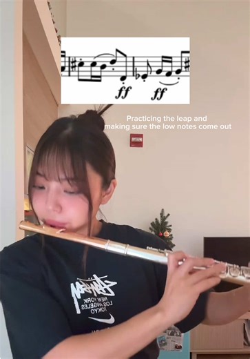 This definitely looks harder than it actually is #flute #musician #cover