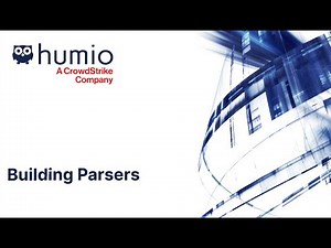 Humio Building Parsers