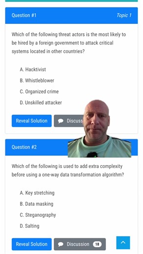 CompTIA Security Exam Prep: Questions and Explanations