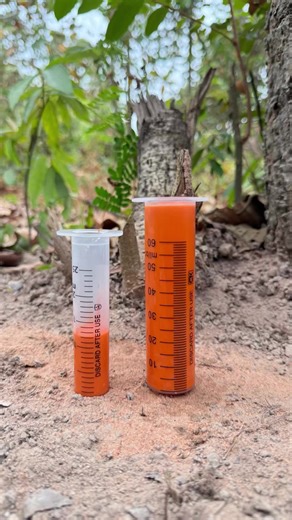 The guy makes mini soap and save to Survival #camping #survival #skills #outdoors #tiktok