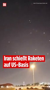 Einen Tag nach dem verheerenden US-Angriff auf das iranische Atomprogramm hat der Iran am Montagabend reagiert. Mindestens sechs ballistische Raketen feuerten die Mullahs auf die US-Basis Al-Udeid im kleinen Golf-Emirat Katar. Quelle: X/ThomasVLinge; X/Charles_Lister | Bild